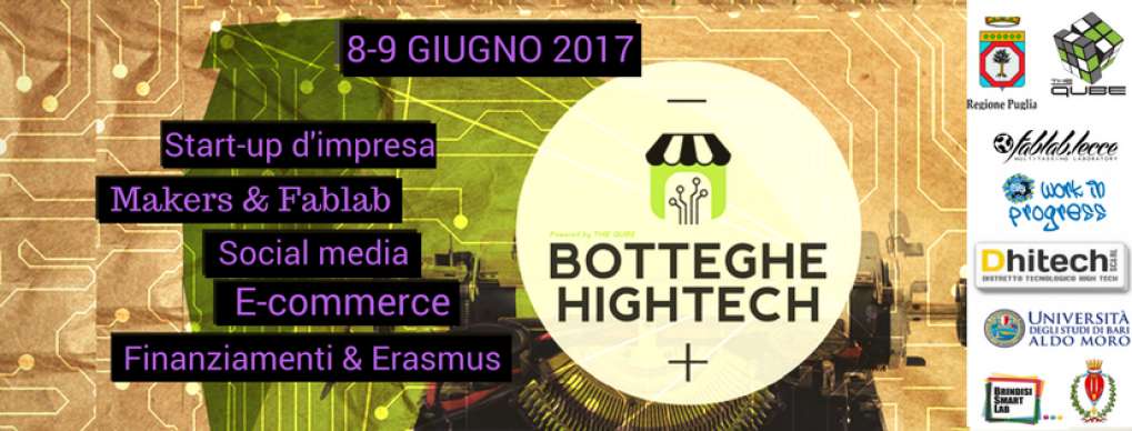 Botteghe High Tech, l'8 e 9 giugno